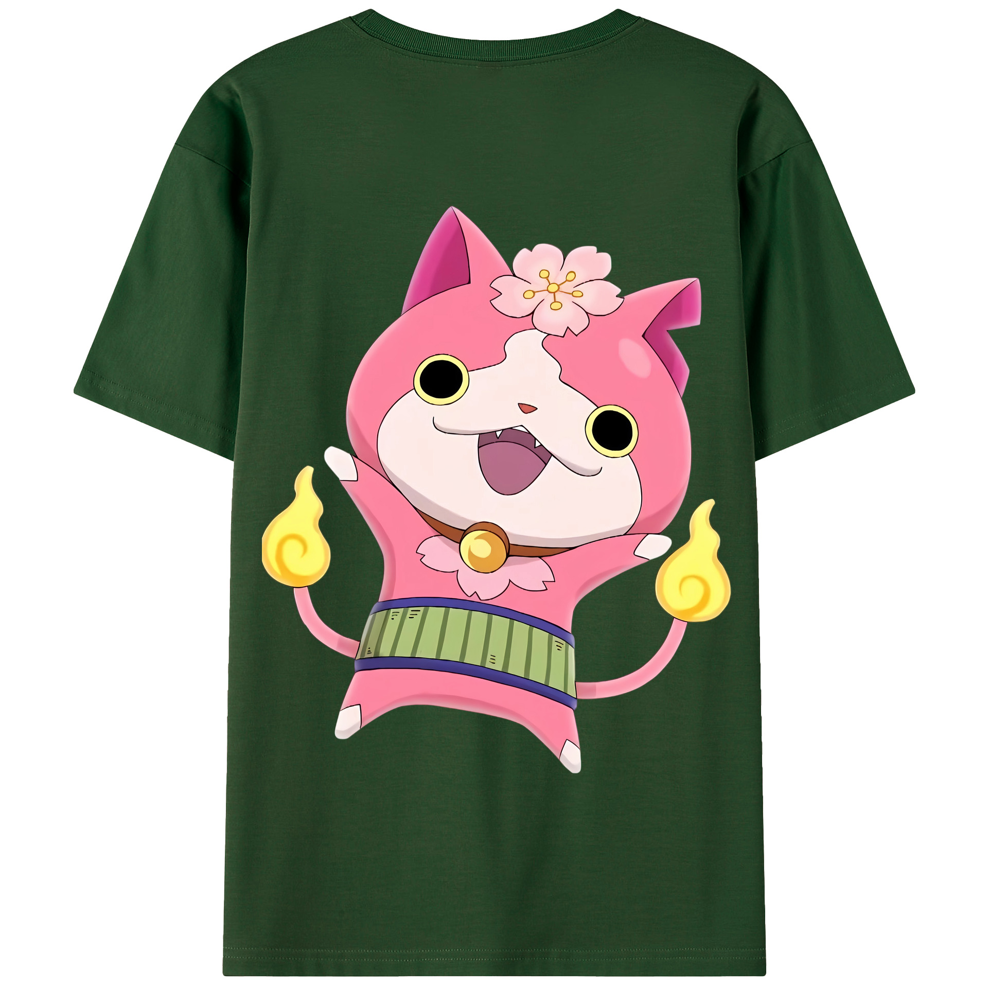 （画像用） 妖怪ウォッチ Yo-kai Watch 綿100％半袖Tシャツ（背面プリント）